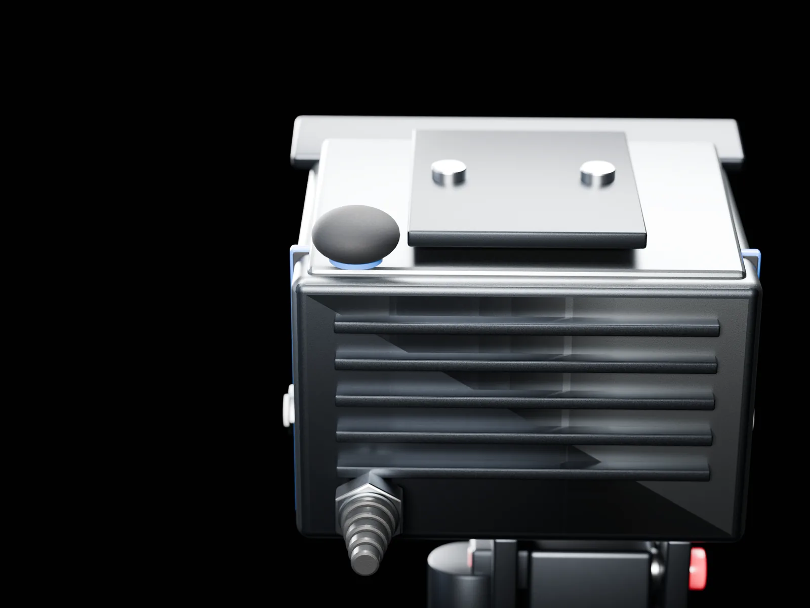 Sealed through-wall antenna on top of the SPM-01, concept industrial design