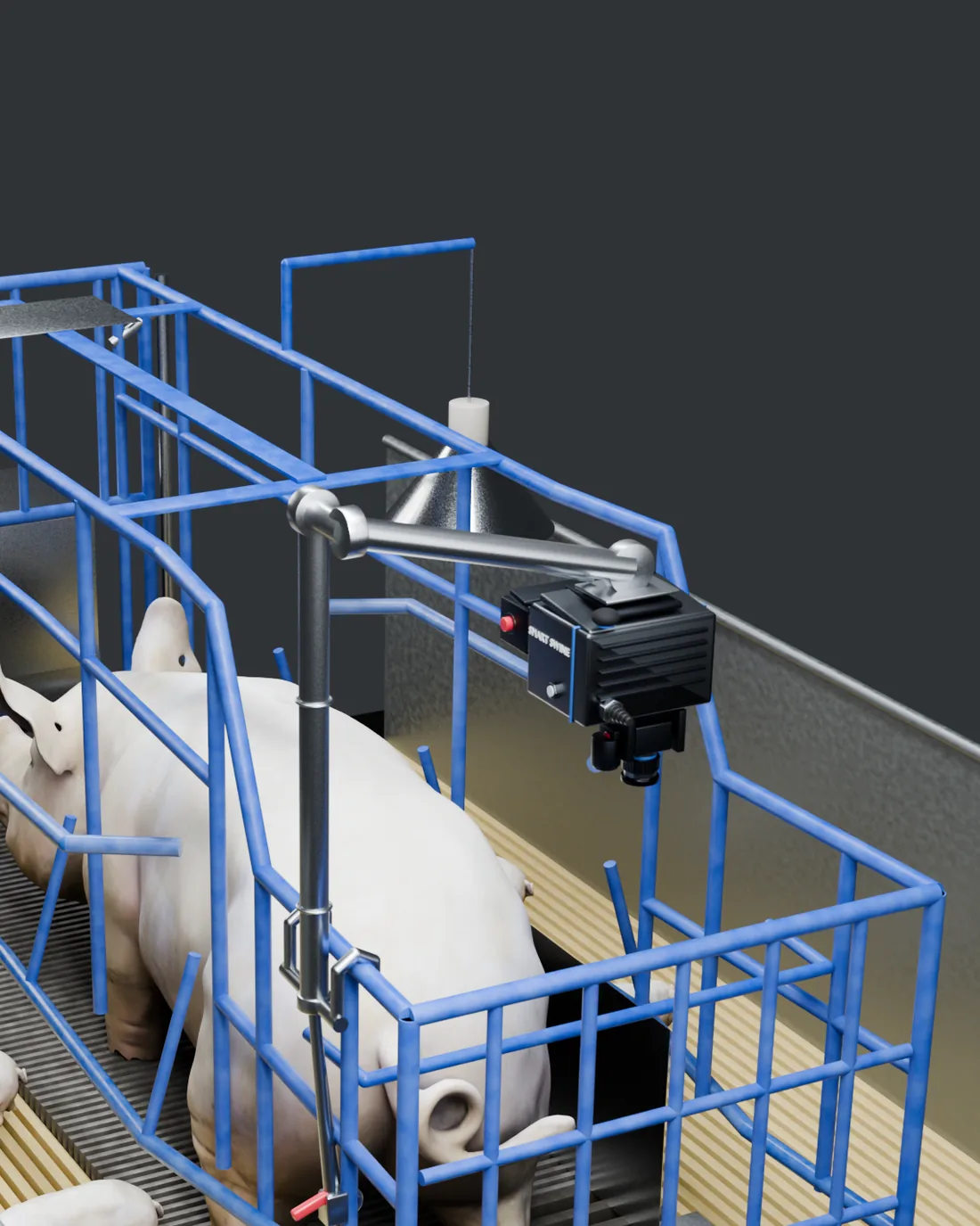 Crate arm mount