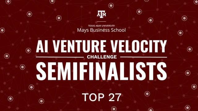 AI Venture Velocity Challenge, Top 27 semifinalists